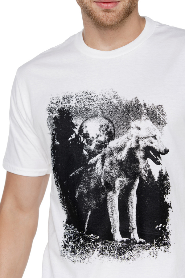 T-shirt męski UNDERWORLD Wolf in mountains