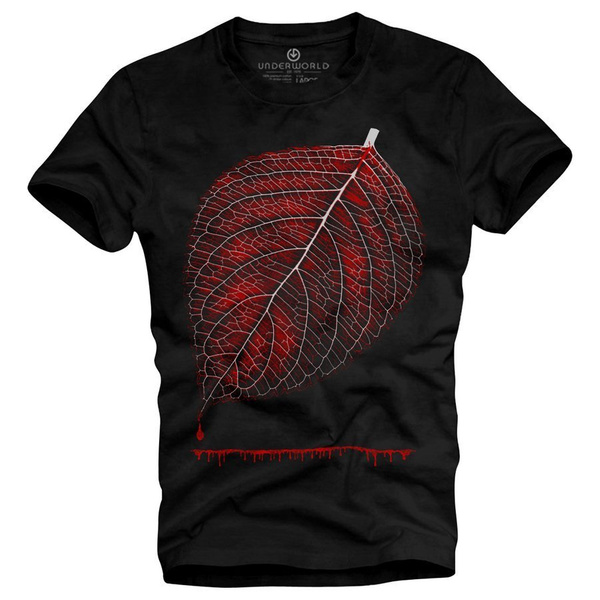 T-shirt męski UNDERWORLD Leaf czarny