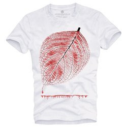 T-shirt męski UNDERWORLD Leaf biały