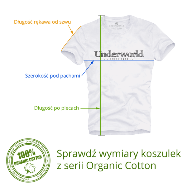 T-shirt UNDERWORLD Organic Cotton Born to fight