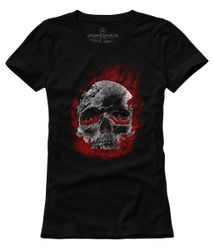 T-shirt damski UNDERWORLD Skull in fire