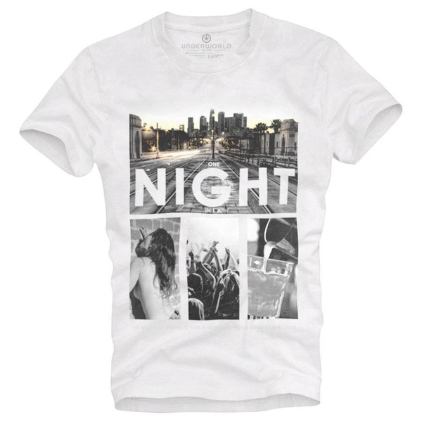 T-shirt męski UNDERWORLD Organic Cotton One night in LA