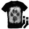 Zestaw prezentowy T-shirt męski + skarpety UNDERWORLD Animal footprint