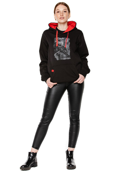 Bluza kangurka UNDERWORLD unisex Raven