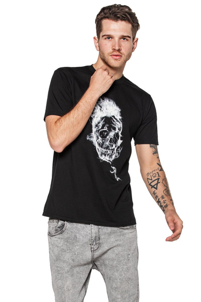 T-shirt męski UNDERWORLD Smoke skull