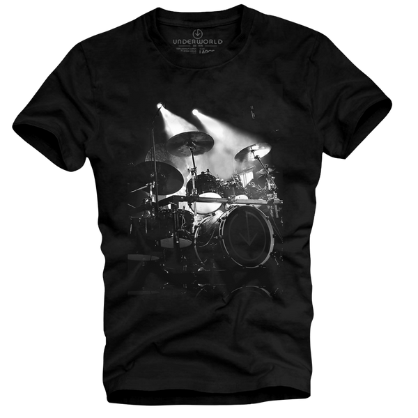 T-shirt męski UNDERWORLD Drums czarny