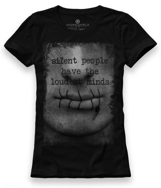 T-shirt damski UNDERWORLD Silent people have...