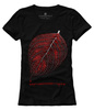 T-shirt damski UNDERWORLD Leaf czarny