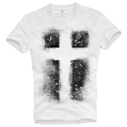 T-shirt męski UNDERWORLD Cross biały