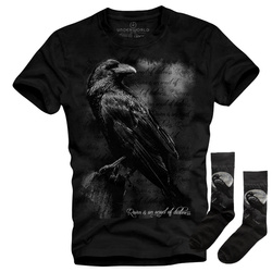 Zestaw prezentowy T-shirt męski + skarpety UNDERWORLD Raven