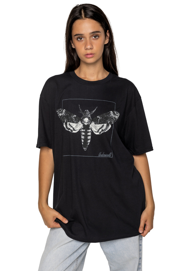 Koszulka loose fit UNDERWORLD Night Butterfly