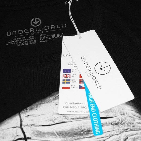 T-shirt damski UNDERWORLD Drums czarny