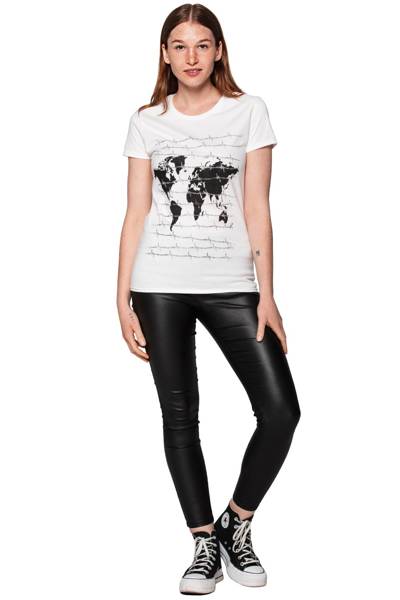 T-shirt damski UNDERWORLD World biały